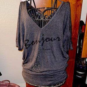 Plus size top by delirious of Los Angeles